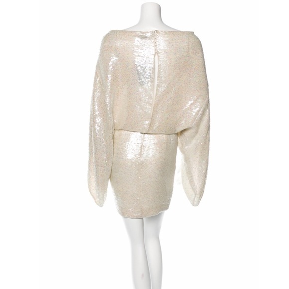 NWT KAUFMANFRANCO Opal Sequin Sheath Dress - Picture 3 of 8